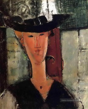 Amedeo Modigliani Werke - Pompadour 1915 Amedeo Modigliani